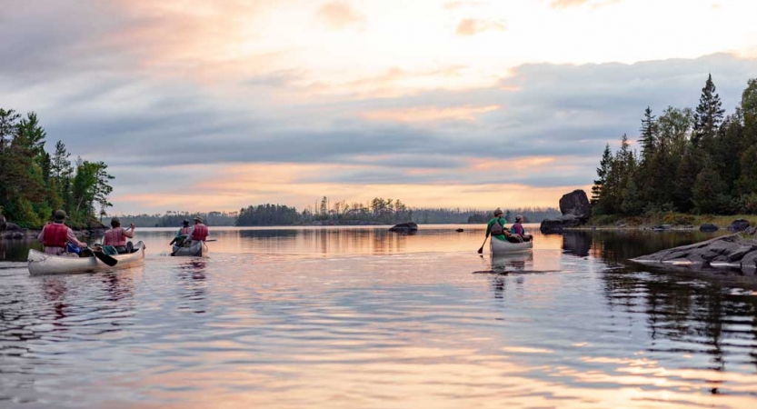 gap year canoeing trip